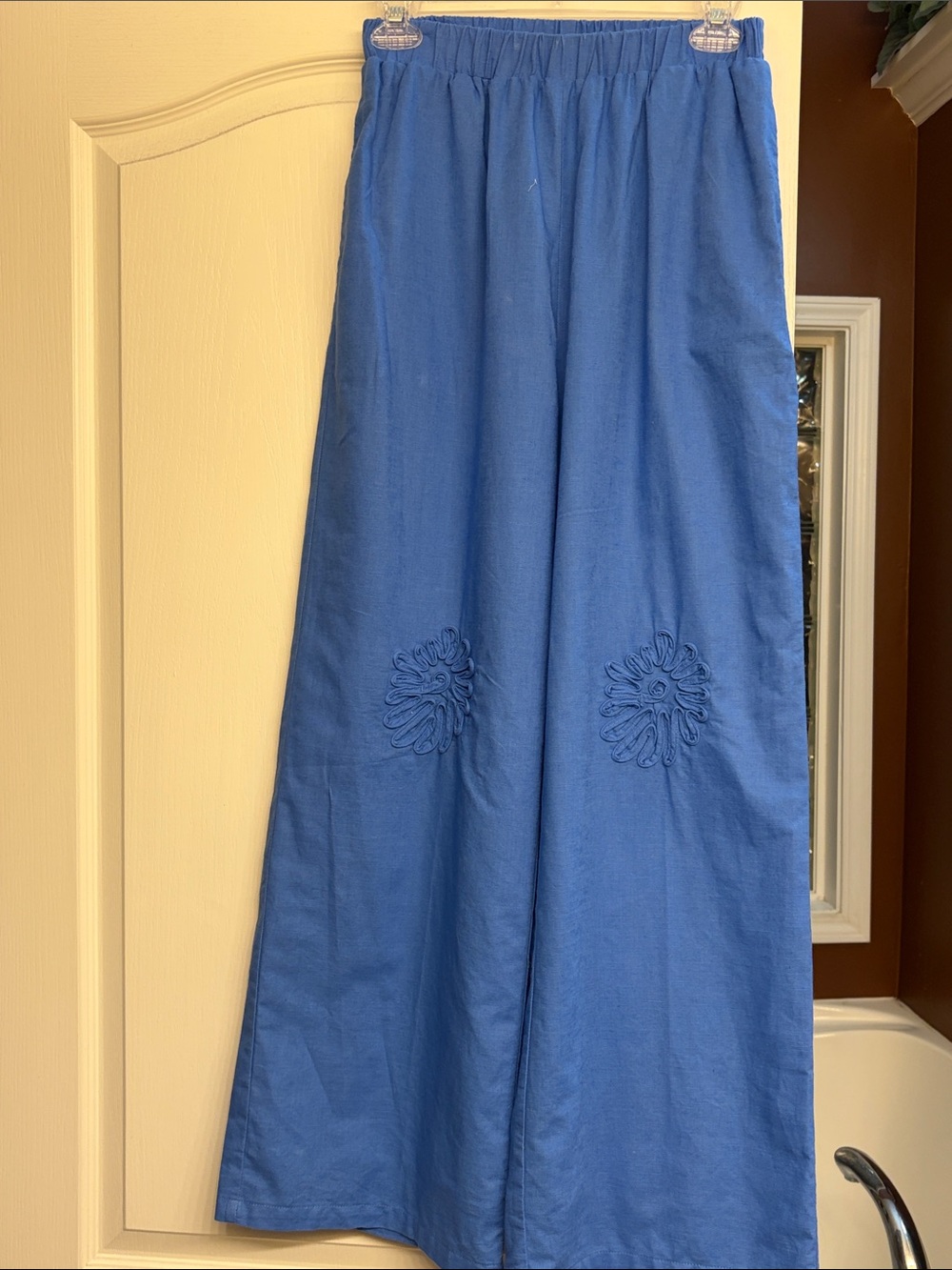 Sndys marine blue Ines linen pants